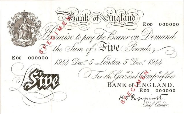 Bank Of England Font